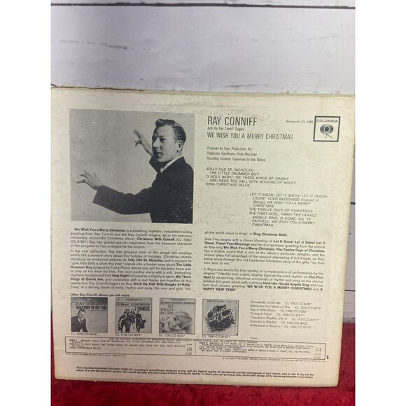 Ray Conniff & the Singers: We Wish You a Merry Christmas - LP Vinyl Record Album - Picture 2 of 7